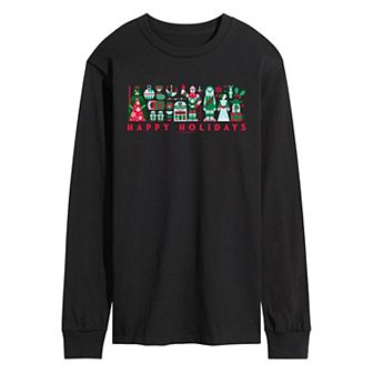 Men's Star Wars Scandinavian Christmas Long Sleeve Graphic Tee