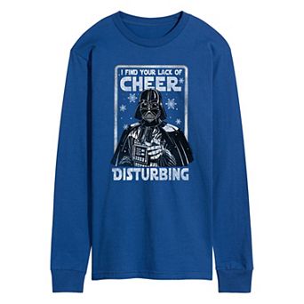 Men's Star Wars Darth Vader Lack Of Cheer Long Sleeve Graphic Tee