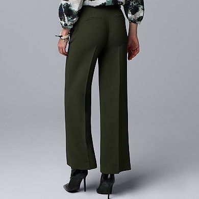 Women's Simply Vera Vera Wang Luxe Crepe Wide Leg Trousers