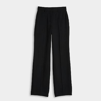 Women's Simply Vera Vera Wang Luxe Crepe Straight Leg Trousers