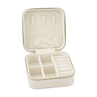 PRIMROSE Multi-Compartment Zippered Jewelry Box