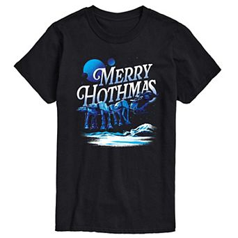 Men's Star Wars Merry Hothmas Graphic Tee