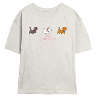 Juniors' Disney's The Aristocats Kitten Line Skimmer Graphic Tee