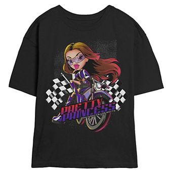 Juniors' Bratz Pretty Princess Skimmer Graphic Tee