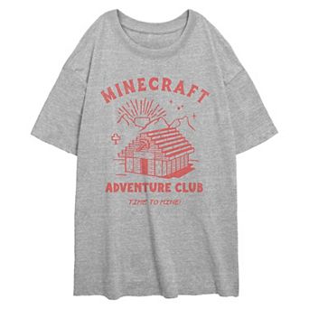 Juniors' Minecraft Adventure Club Oversized Graphic Tee