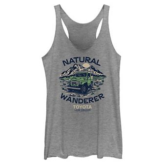 Juniors' Toyota Natural Wanderer Tri-Blend Racerback Tank Top