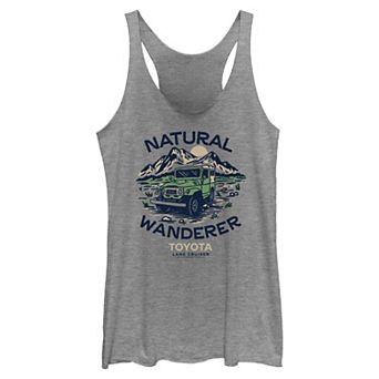 Juniors' Toyota Natural Wanderer Tri-Blend Racerback Tank Top
