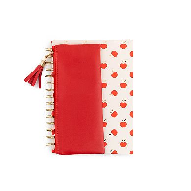 Scribble & Scribe Spiral Notebook Pencil Case Set