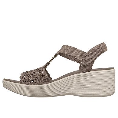 Skechers® Parallel Lite Sparkle Vamp Women's O-Ring Slip-On Sandals