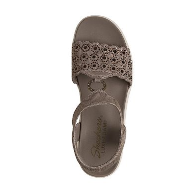Skechers® Parallel Lite Sparkle Vamp Women's O-Ring Slip-On Sandals