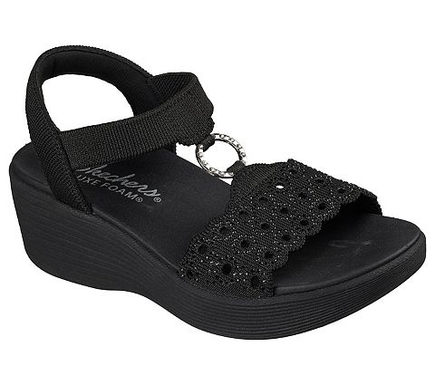 Женские сандалии Skechers Parallel Lite Sparkle Vamp Women's O-Ring Slip-On Sandals