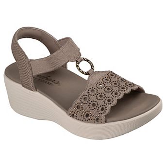 Skechers® Parallel Lite Sparkle Vamp Women's O-Ring Slip-On Sandals