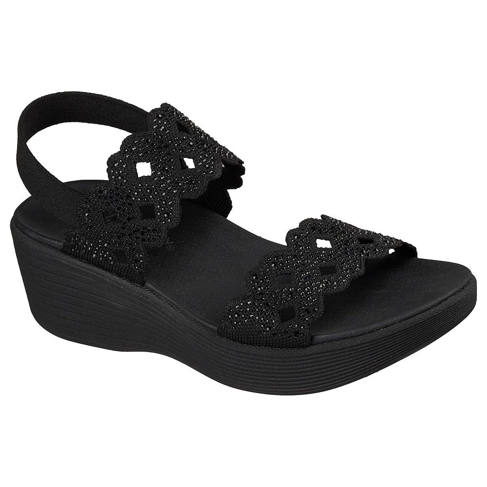 【Deisy@LBS】 Savile Clliford ダブル Skechers® Parallel Lite Sassy Dayz Women's Slip-On Wedge Sandals