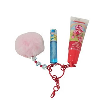 Strawberry Shortcake 2 pc Lip Gloss & Key Chain Set