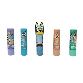 Bluey 6 pc Lip Balm & Topper Set
