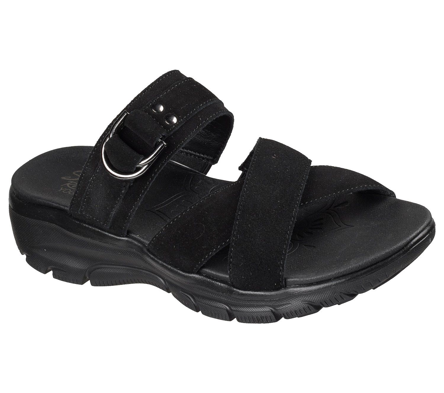 Женские сандалии Skechers Relaxed Fit® Easy Going Simply Dreamy, цвет: Чёрный — фото 1