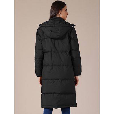 Women's Winter Thicken Puffer Coat Warm Parka Down Jacket Hooded