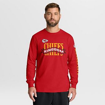 Men's Fanatics Red Kansas City Chiefs Hometown Sweep Legacy Long Sleeve T-Shirt