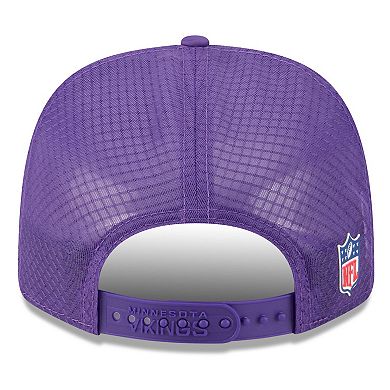 Men's New Era Purple Minnesota Vikings 2025 Sideline 9SEVENTY Trucker Adjustable Hat