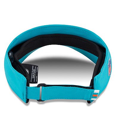 Men's New Era Aqua Miami Dolphins 2025 Sideline Visor