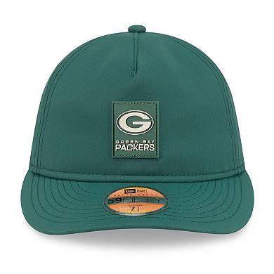 Men's New Era Green Green Bay Packers 2025 Sideline Retro Crown 59FIFTY Fitted Hat