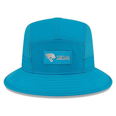 Men's New Era Teal Jacksonville Jaguars 2025 Sideline Bucket Hat