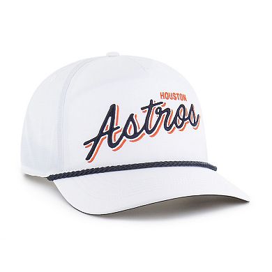 Men's '47 White Houston Astros Brrr Fairway Hitch Adjustable Hat