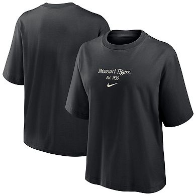 Women's Nike Black Missouri Tigers Boxy T-Shirt