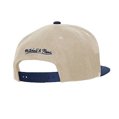 Mitchell & Ness Cream New York Yankees Subway Series Matchup Pro Pinch Snapback