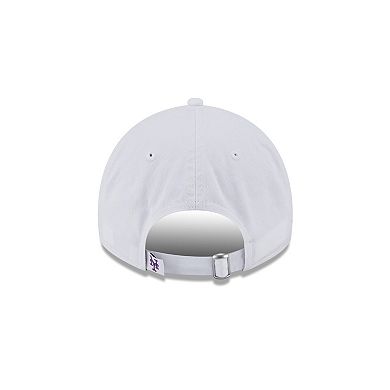 Women's New Era White New York Mets Team Fan 9TWENTY Adjustable Hat