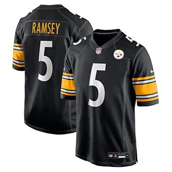 Men's Nike Jalen Ramsey Black Pittsburgh Steelers Team Game Jersey