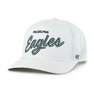 Men's '47 White Philadelphia Eagles Brrr Fairway Hitch Adjustable Hat
