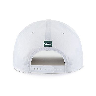 Men's '47 White New York Jets Brrr Fairway Hitch Adjustable Hat