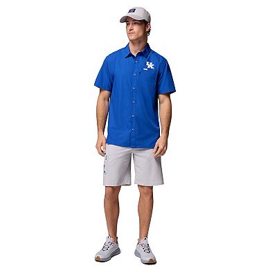 Men's Columbia Royal Kentucky Wildcats Slack Tide Camp Button-Up Shirt