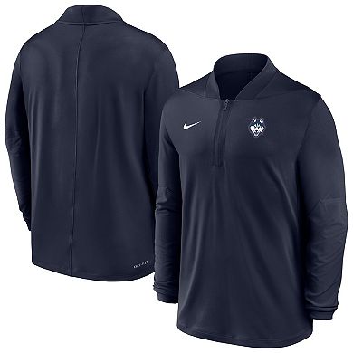 Men's Nike Navy UConn Huskies Dri-FIT Half-Zip Pullover