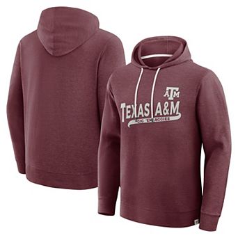 Men's Fanatics Maroon Texas A&M Aggies Hometown Premium Huddle Up Long Sleeve Hoodie T-Shirt