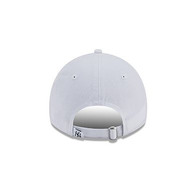 Women's New Era White New York Yankees Team Fan 9TWENTY Adjustable Hat