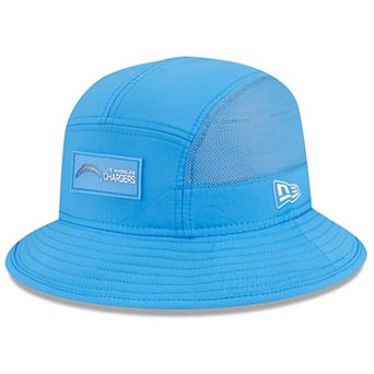 Men's New Era Powder Blue Los Angeles Chargers 2025 Sideline Bucket Hat