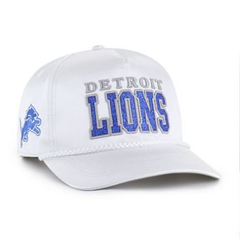 Women's '47 White Detroit Lions Outspoken Hitch Adjustable Hat