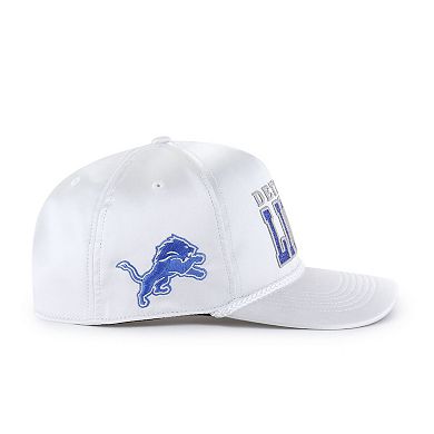 Women's '47 White Detroit Lions Outspoken Hitch Adjustable Hat