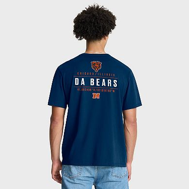 Men's Fanatics Navy Chicago Bears Passing Pocket Legacy T-Shirt