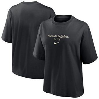 Women's Nike Black Colorado Buffaloes Boxy T-Shirt