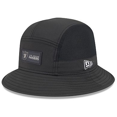 Men's New Era Black Las Vegas Raiders 2025 Sideline Bucket Hat