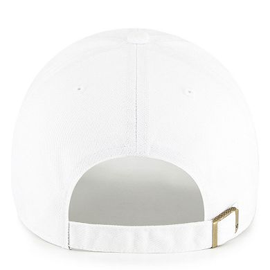 Men's '47 White Boise State Broncos Vault Clean Up Adjustable Hat