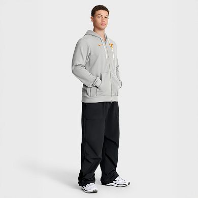 Men's Nike Gray Tennessee Volunteers 2025 Sideline Standard Issue Dri-FIT Full-Zip Hoodie
