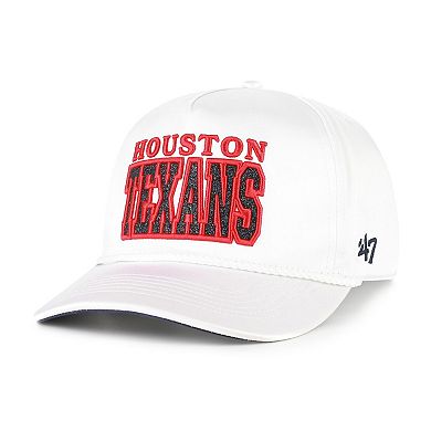 Women's '47 White Houston Texans Outspoken Hitch Adjustable Hat