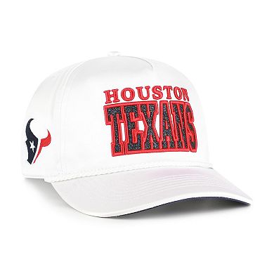 Women's '47 White Houston Texans Outspoken Hitch Adjustable Hat