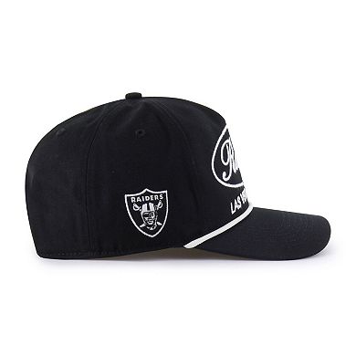 Men's '47 Black Las Vegas Raiders Foundational Hitch Adjustable Hat