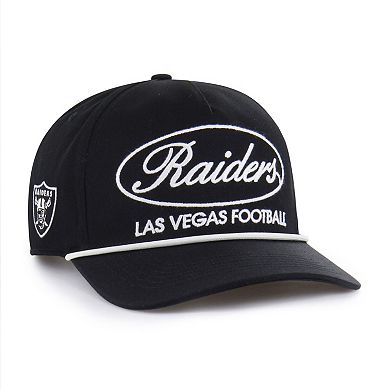 Men's '47 Black Las Vegas Raiders Foundational Hitch Adjustable Hat