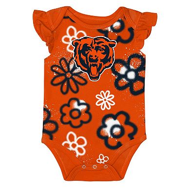 Girls Newborn & Infant Outerstuff Chicago Bears The Sunshine Two-Piece Bodysuit Set